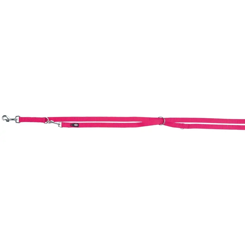 Trixie Premium adjustable leash, L-XL: 2.00 m/25 mm, fuchsia