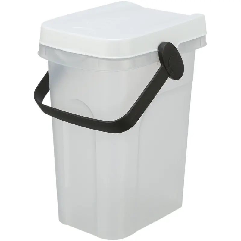 Trixie Barrel, plastic, 7 l/18 ? 30 ? 22 cm, transparent/white