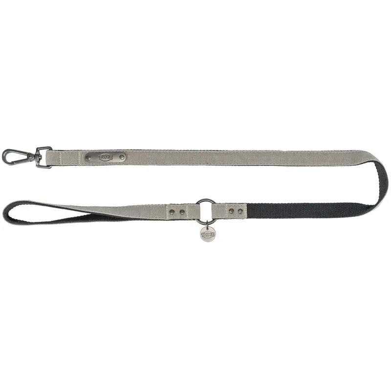 Trixie CityStyle Lead, cotton, SM: 1.20 m/13 mm, light grey