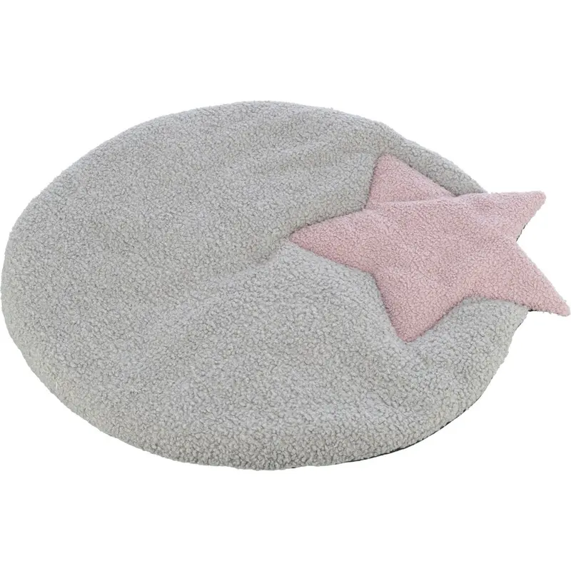Trixie Junior lying mat with star, 55 ? 61 cm, grey/light lilac