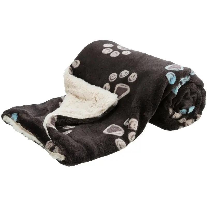 Trixie Jimmy blanket, soft plush, 100 ? 70 cm, taupe/beige