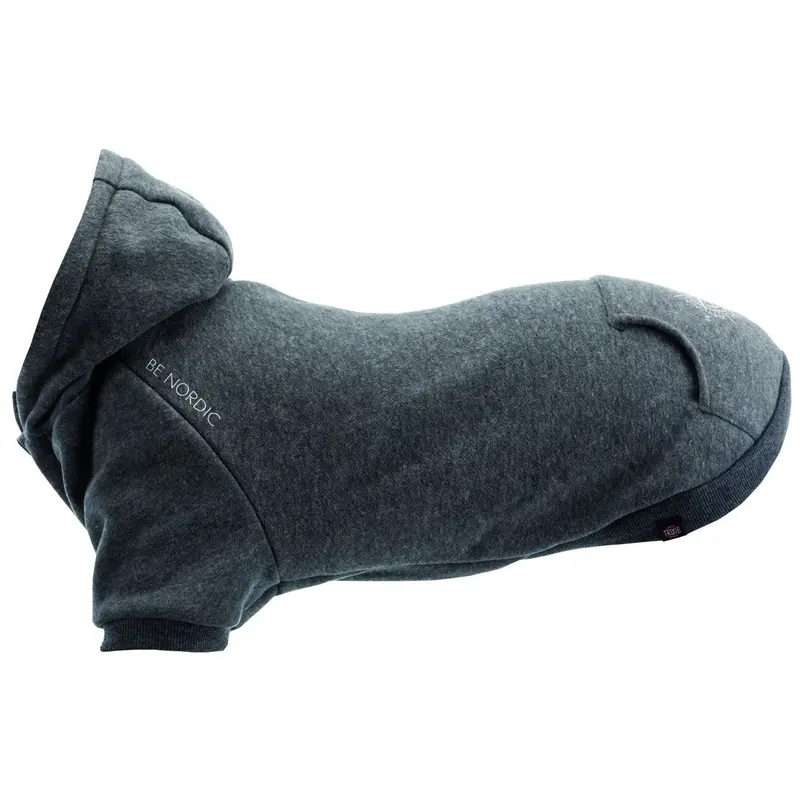 Trixie BE NORDIC Hoodie, S: 33 cm: 44 cm, grey