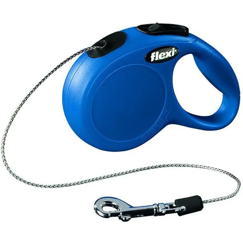 Trixie flexi New CLASSIC, cord leash, xS: 3 m, blue