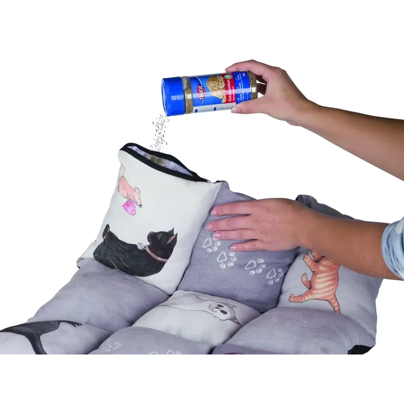 Trixie Patchwork blanket Cat, 55 x 45 cm, grey