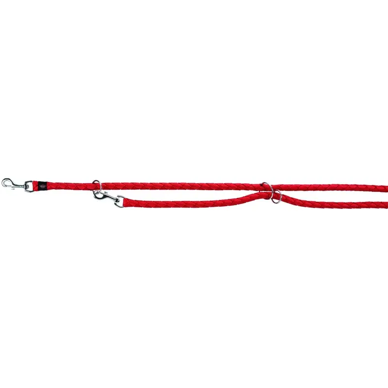Trixie Cavo adjustable leash, L-XL: 2.00 m/diam. 18 mm, red