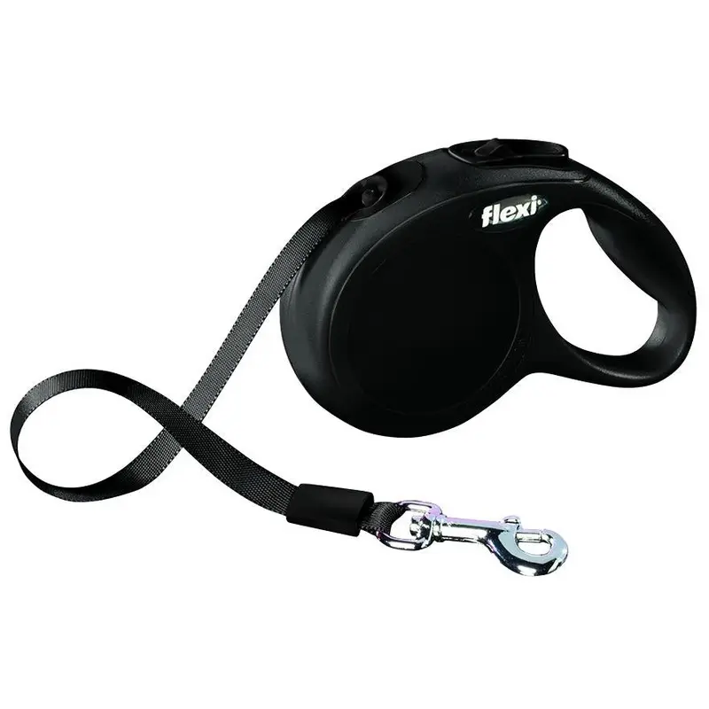 Trixie flexi New CLASSIC, tape leash, XS: 3 m, black