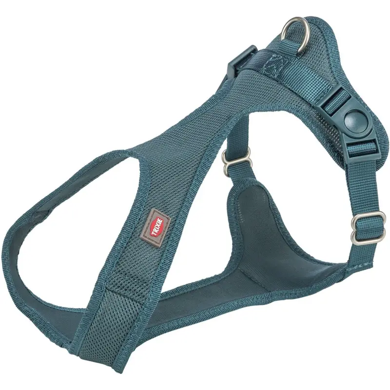 Trixie Comfort Soft touring harness, SM: 3560 cm/20 mm, petrol