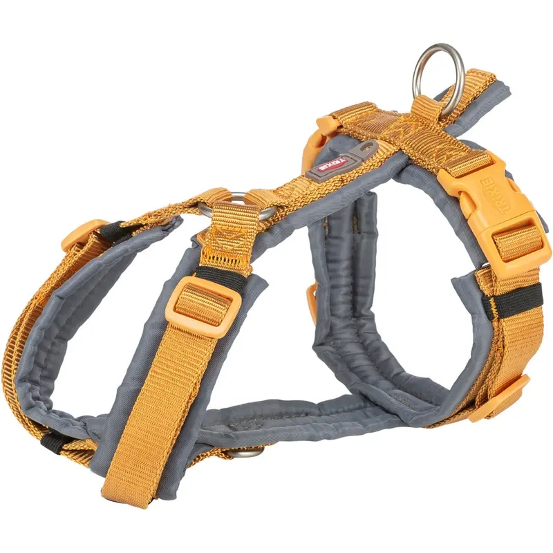 Trixie Premium trekking harness, XSS: 3238 cm/13 mm, curry/graphite