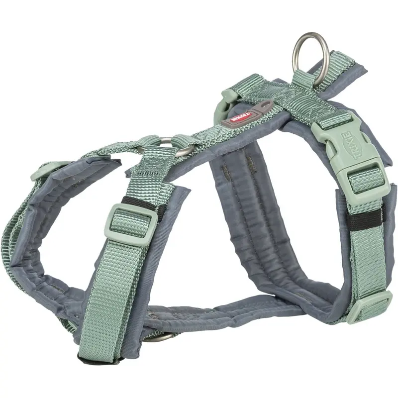 Trixie Premium trekking harness, XSS: 3238 cm/13 mm, sage/graphite