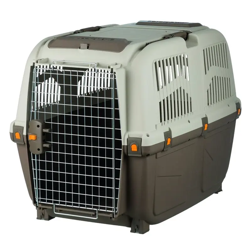 Trixie Skudo 6 transport box, M-L: 63 x 70 x 92 cm, taupe/sand