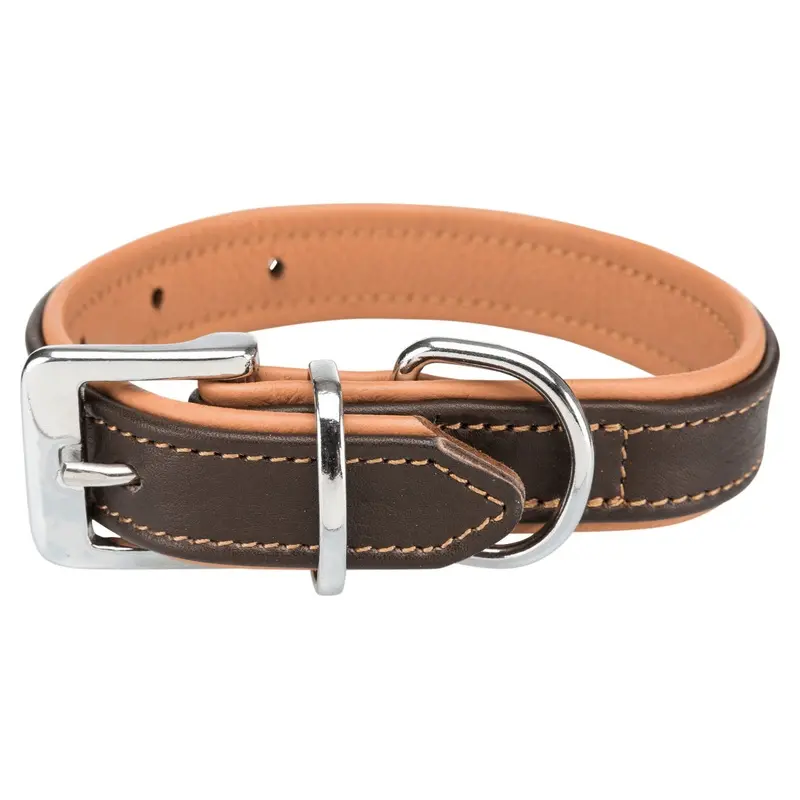 Trixie Active Comfort collar, XS-S: 21-32 cm/25 mm, brown/light brown