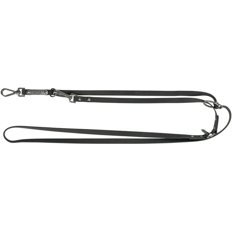 Trixie CityStyle adjustable lead, PVC, S??M: 2.00 m/13 mm, black