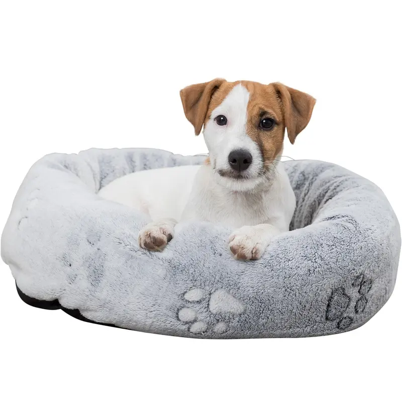 Trixie Nando bed, round, 50 ? 40 cm, light grey