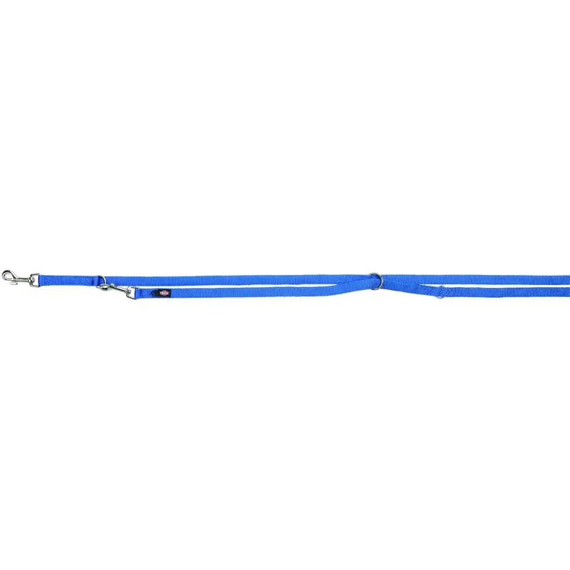 Trixie Premium adjustable leash, double, L-XL: 2.00 m/25 mm, royal blue