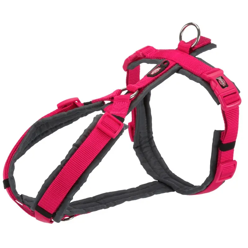 Trixie Premium trekking harness, XSS: 3238 cm/13 mm, fuchsia/graphite