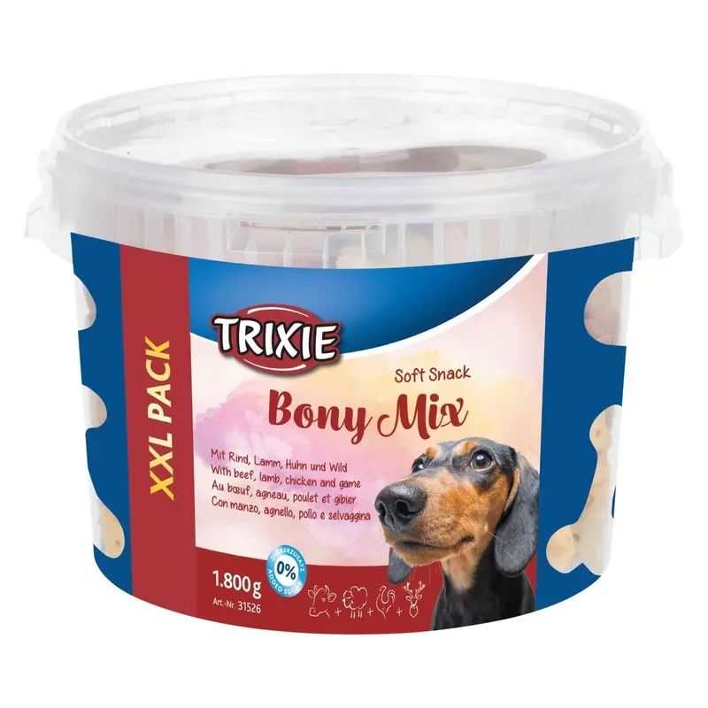 Trixie Soft Snack Bony Mix, XXL Pack, 1,800 g