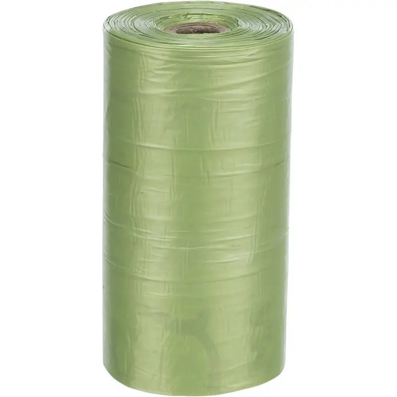 Trixie Dog poop bags, recycled, 4 rolls of 20 bags, green
