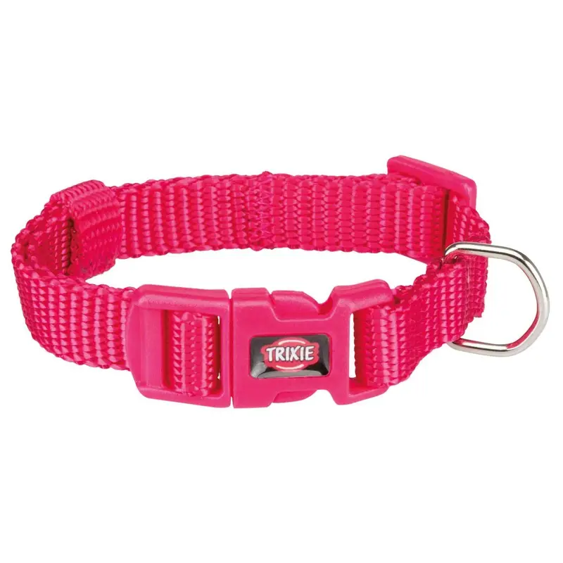 Trixie Premium collar, S: 25-40 cm/15 mm, fuchsia