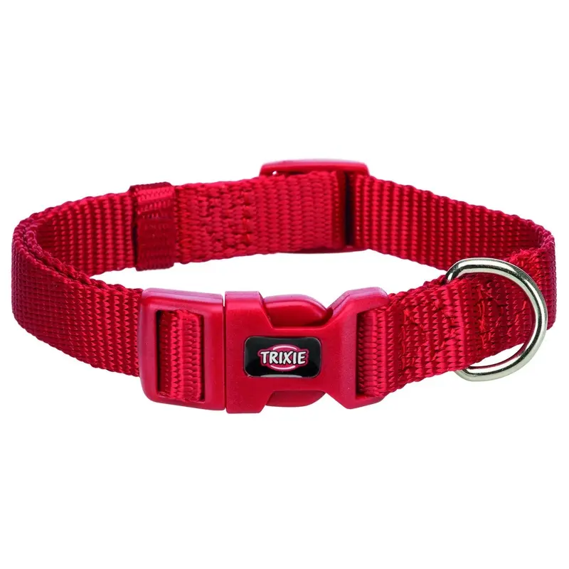 Trixie Premium collar, S: 25-40 cm/15 mm, red