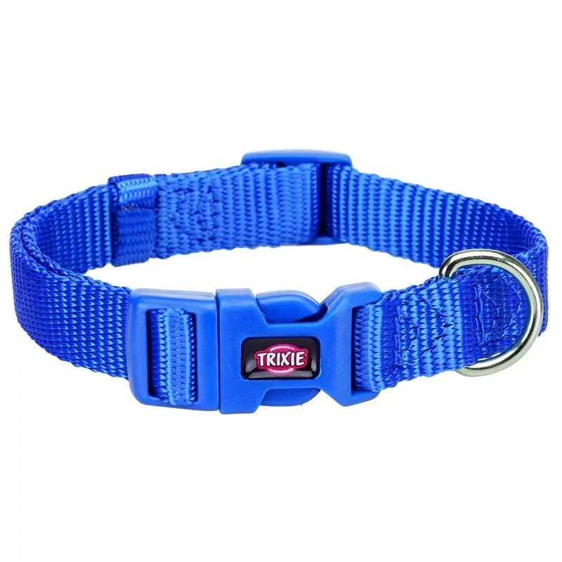 Trixie Premium collar, S: 25-40 cm/15 mm, royal blue