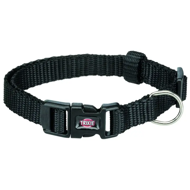 Trixie Premium collar, XS-S: 22-35 cm/10 mm, black