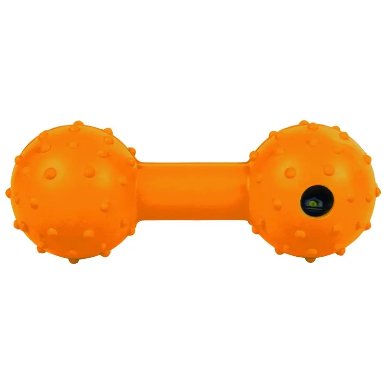 Trixie Dumbbell with bell, natural rubber, 12 cm