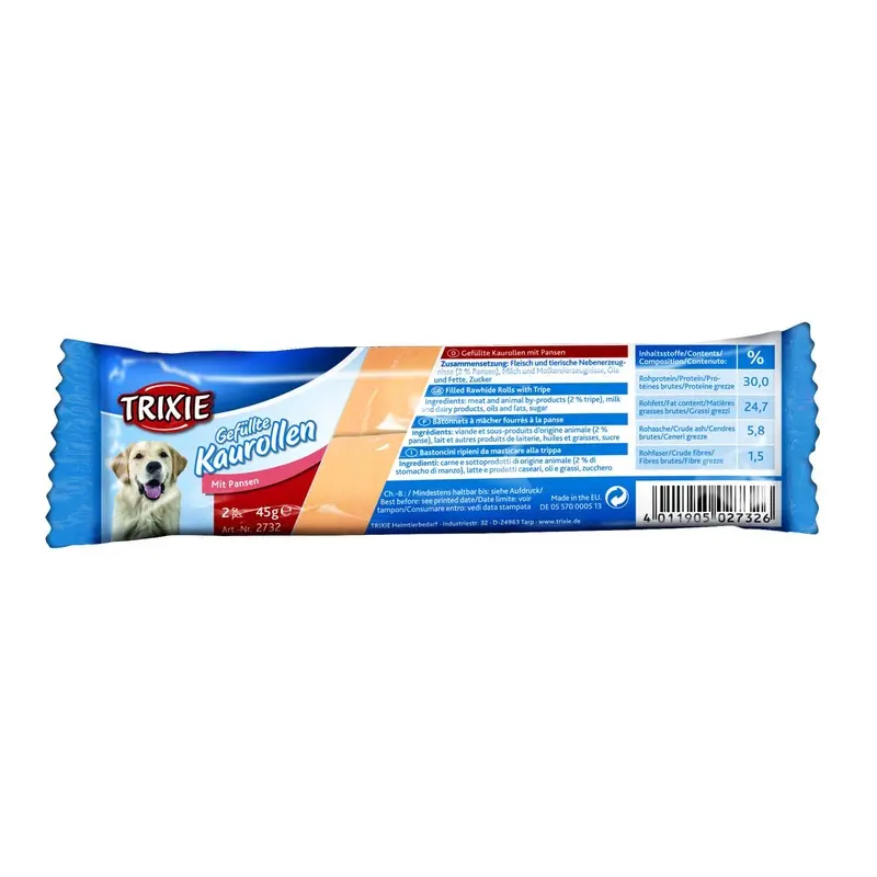 Trixie Filled chews with tripe taste, 12 cm, 2 pcs./45 g