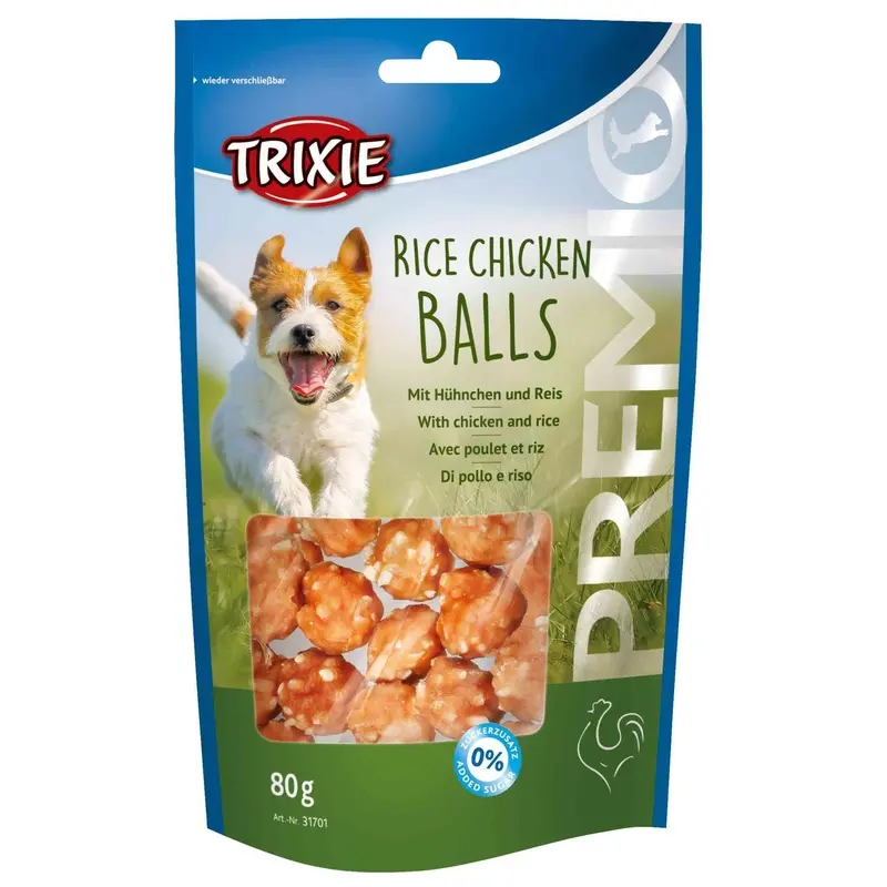 Trixie PREMIO Rice Chicken Balls, 80 g
