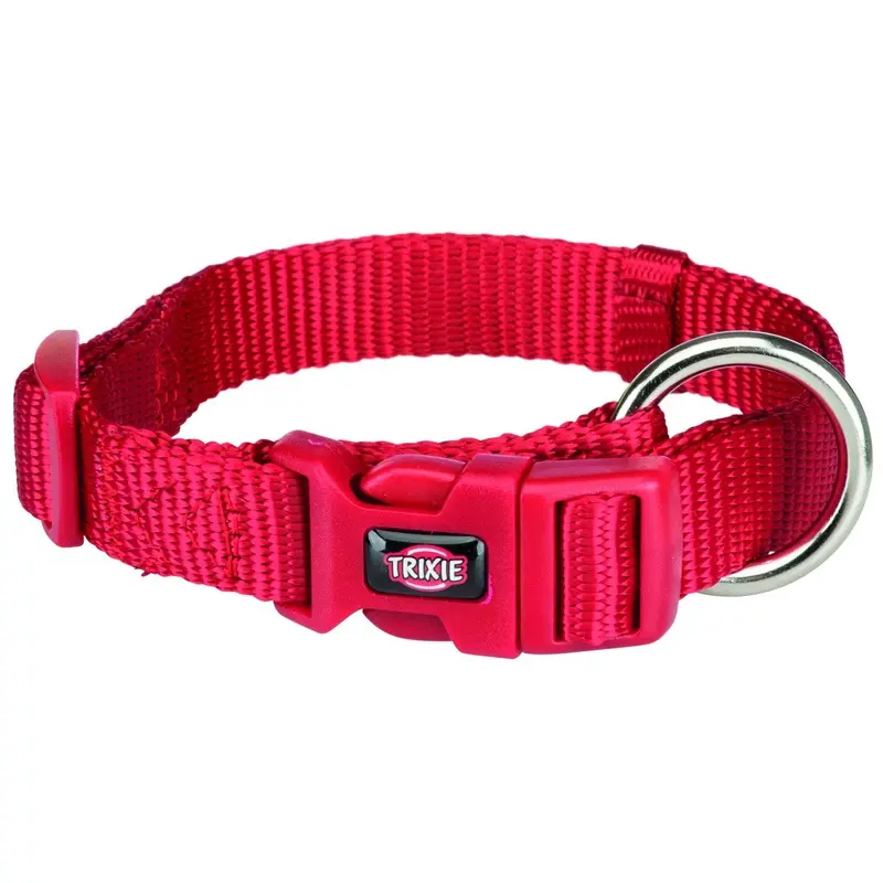 Trixie Premium collar, S-M: 30-45 cm/15 mm, red