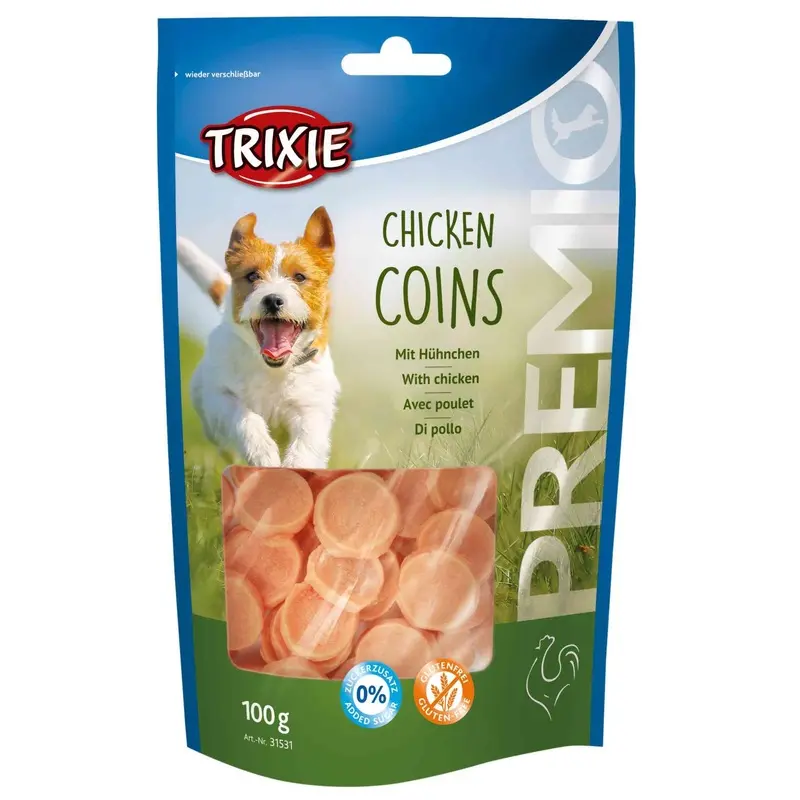 Trixie PREMIO Chicken Coins, 100 g