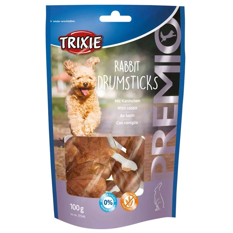 Trixie PREMIO Rabbit Drumsticks, 8 pcs./100 g
