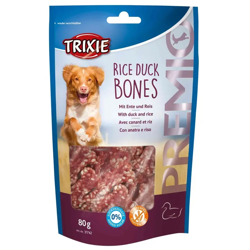 Trixie PREMIO Rice Duck Bones, 80 g