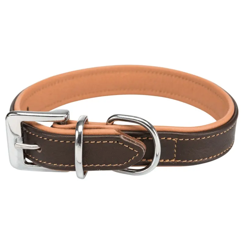 Trixie Active Comfort collar, S: 31-37 cm/25 mm, brown/light brown