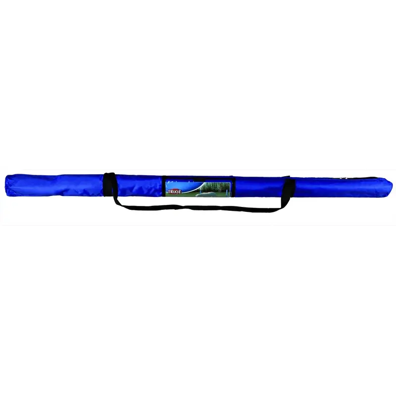 Trixie Dog Activity Agility hurdle, plastic, 123 x 115 cm/diam. 3 cm, blue/orange