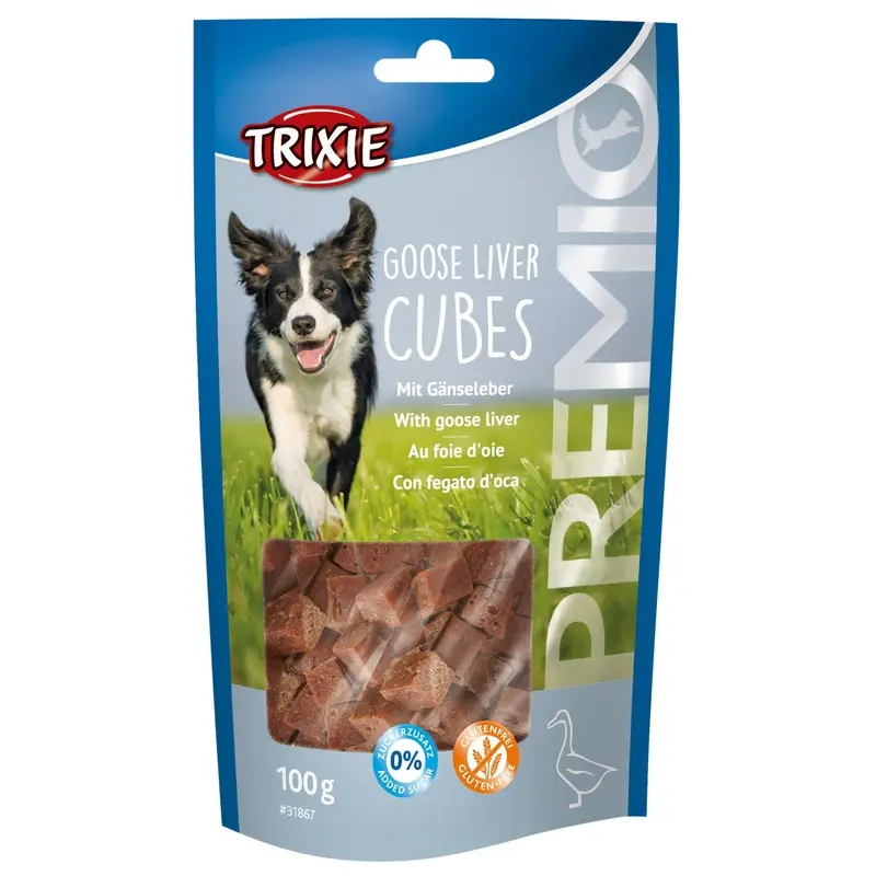 Trixie PREMIO Goose Liver Cubes, 100 g