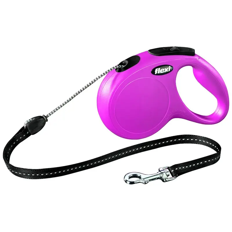 Trixie flexi New CLASSIC, cord leash, M: 5 m, pink