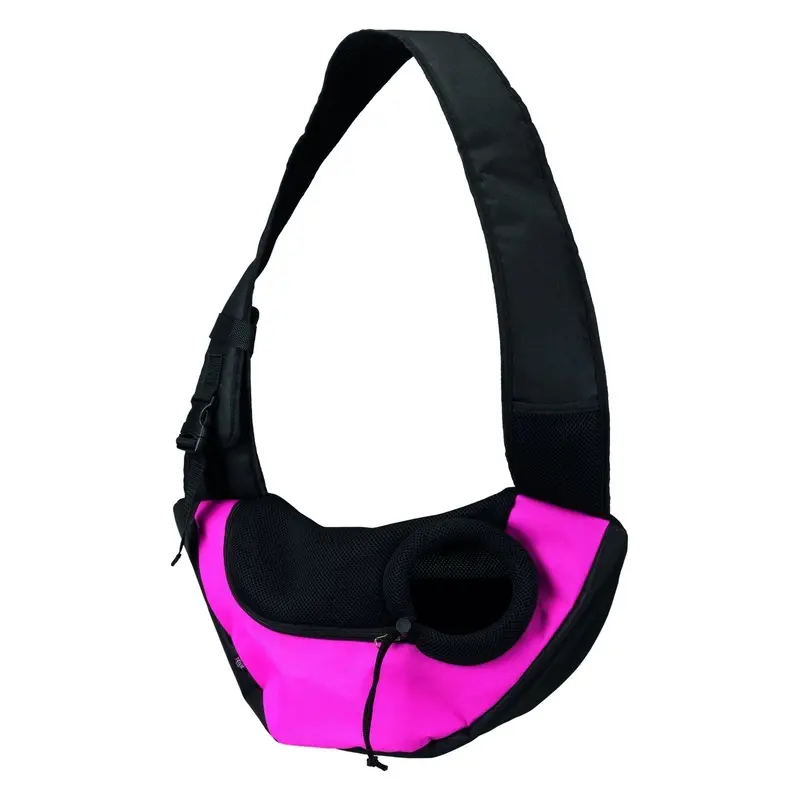 Trixie Sling Front Bag, 50 x 25 x 18 cm, pink/black