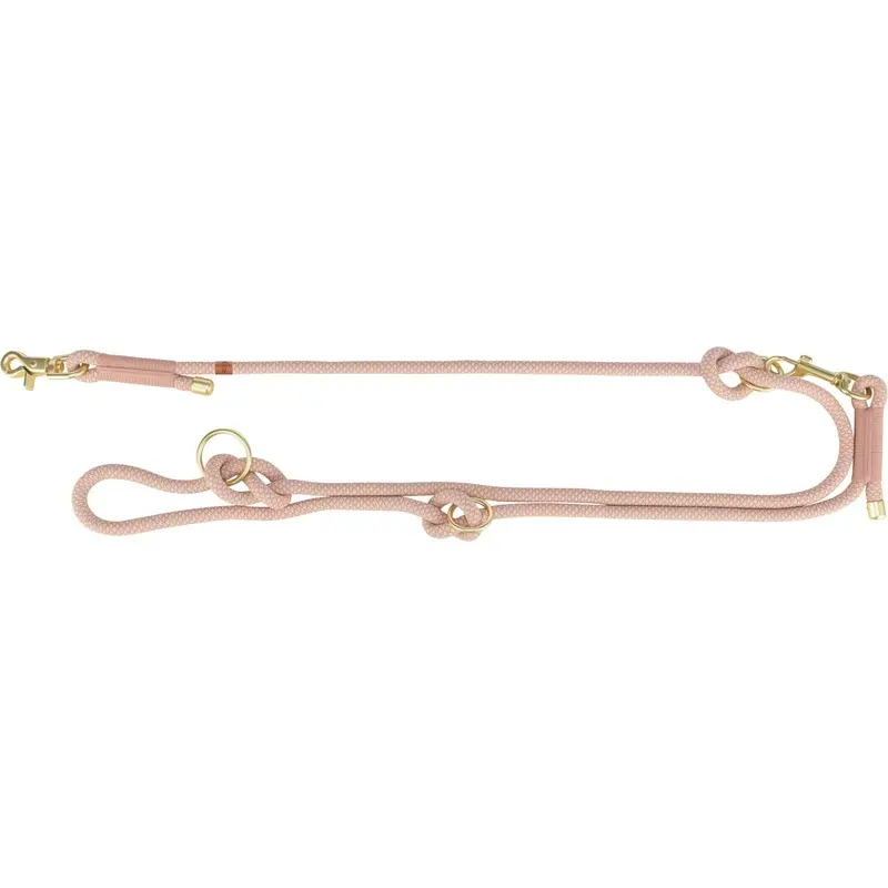 Trixie Soft Rope adjustable lead, XSS: 2.00 m/diam 6 mm, pink/light pink