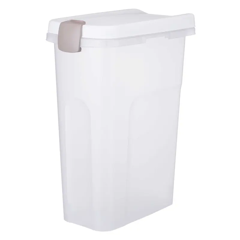 Trixie Feed Barrel, 25 l/24 x 51 x 39 cm, transparent/white
