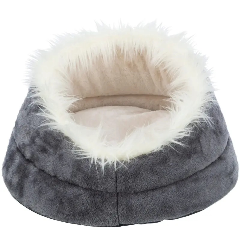 Trixie Minou bed, round,  47 ? 26 cm, grey/light grey