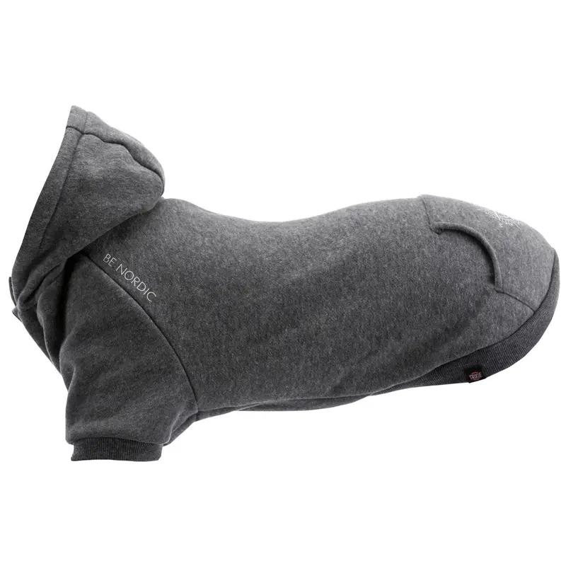 Trixie BE NORDIC Flensburg hoodie, L: 55 cm, grey