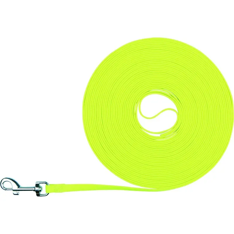 Trixie Easy Life tracking leash, 10 m/13 mm, neon yellow