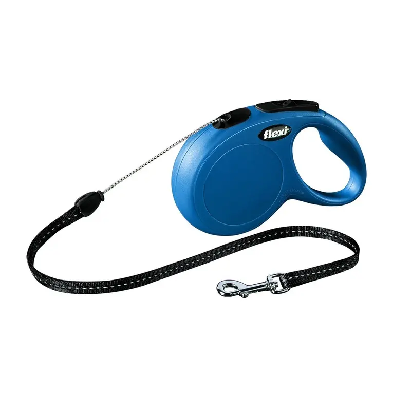 Trixie flexi New CLASSIC, cord leash, S: 8 m, blue