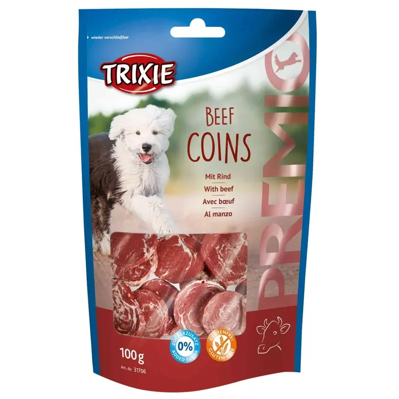 Trixie PREMIO Beef Coins, 100 g
