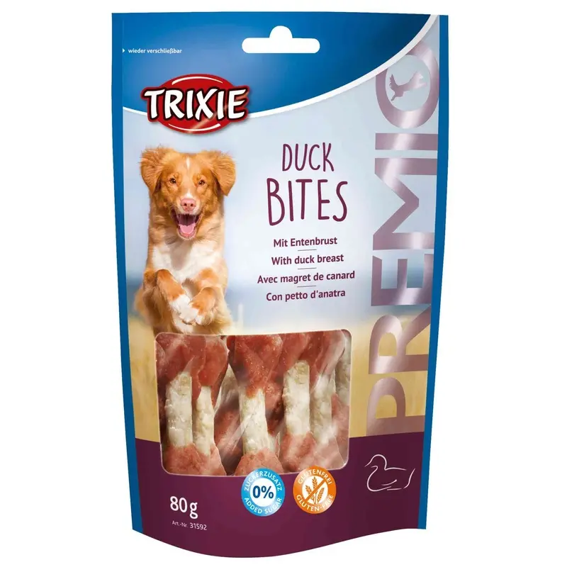 Trixie PREMIO Duck Bites, 80 g
