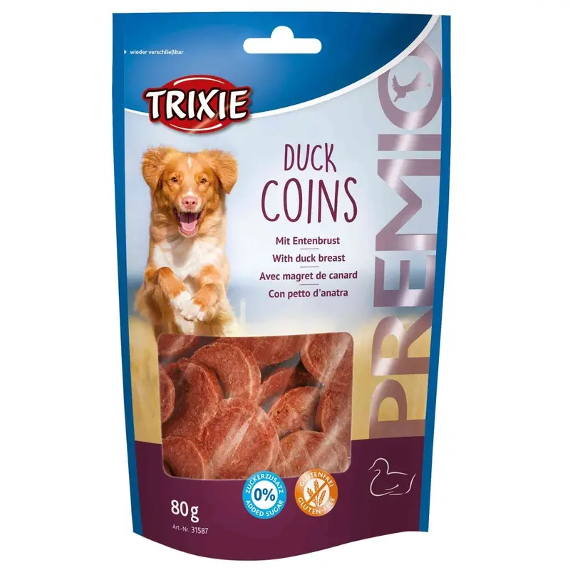 Trixie PREMIO Duck Coins, 80 g