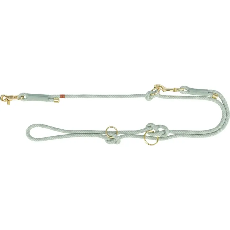 Trixie Soft Rope adjustable lead, S??XL: 2.00 m/ 10 mm, sage/mint