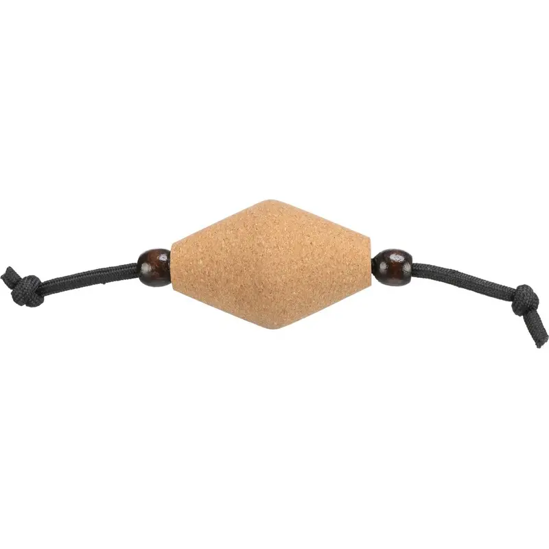 Trixie CityStyle rugby with rope, cork/wood,  4 ? 17 cm