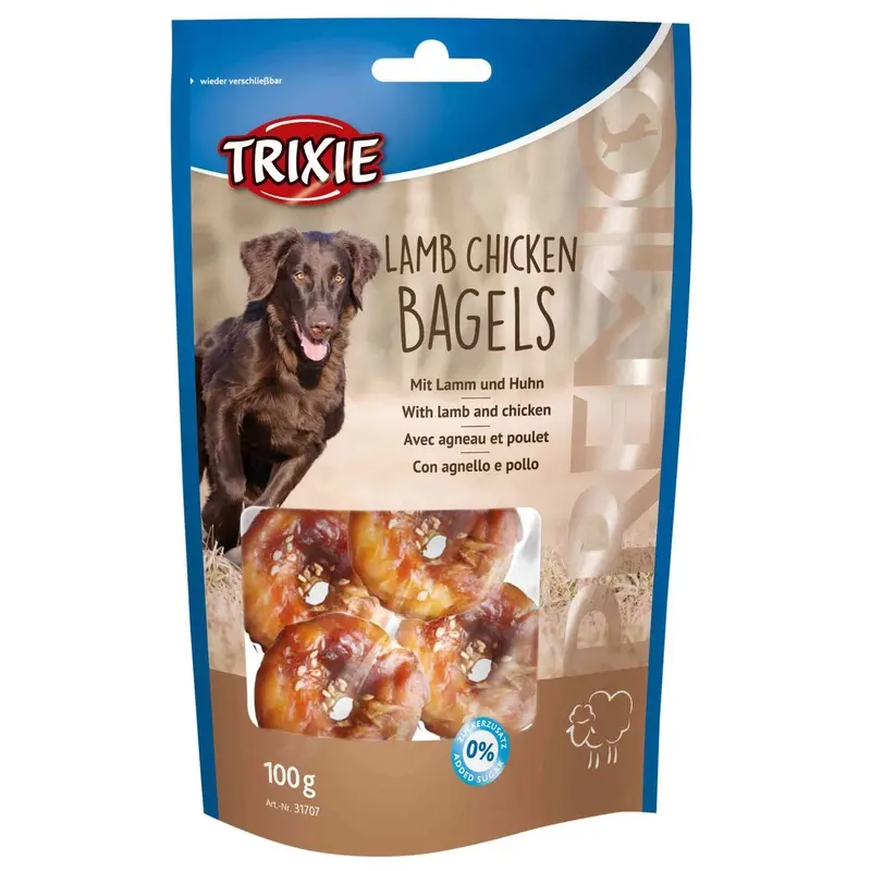 Trixie PREMIO Lamb Chicken Bagels, 100 g