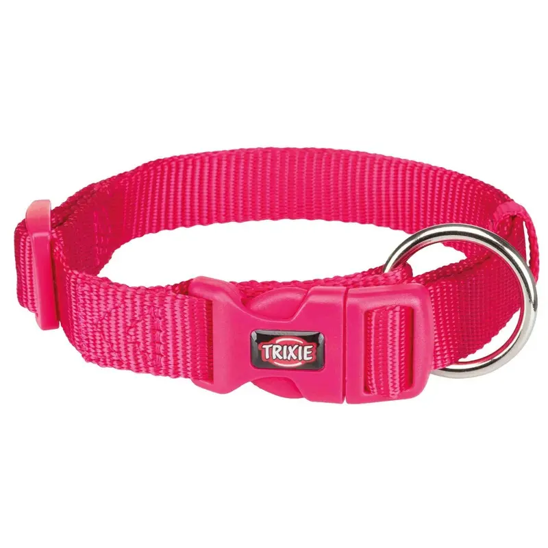 Trixie Premium collar, M-L: 35-55 cm/20 mm, fuchsia